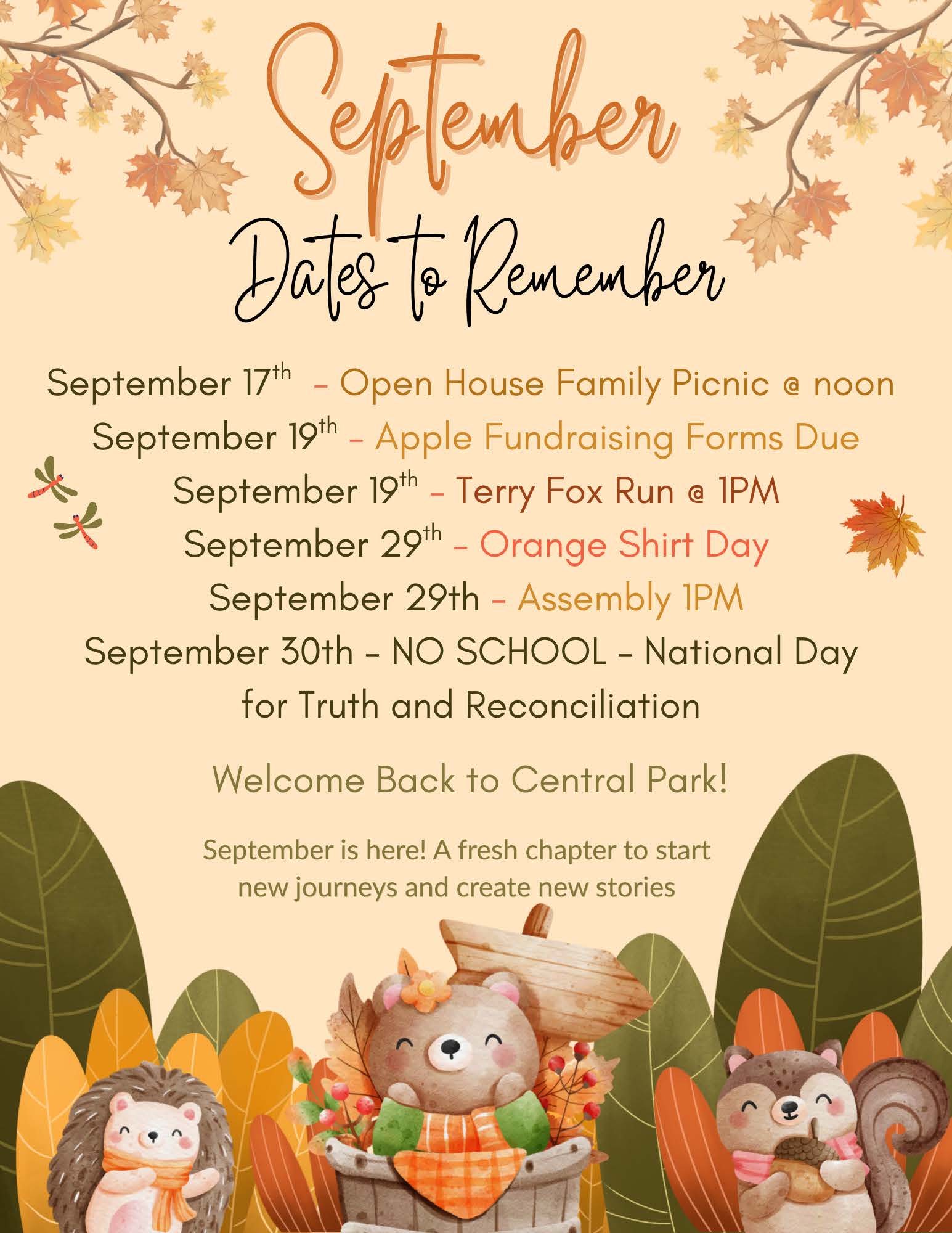 September Dates