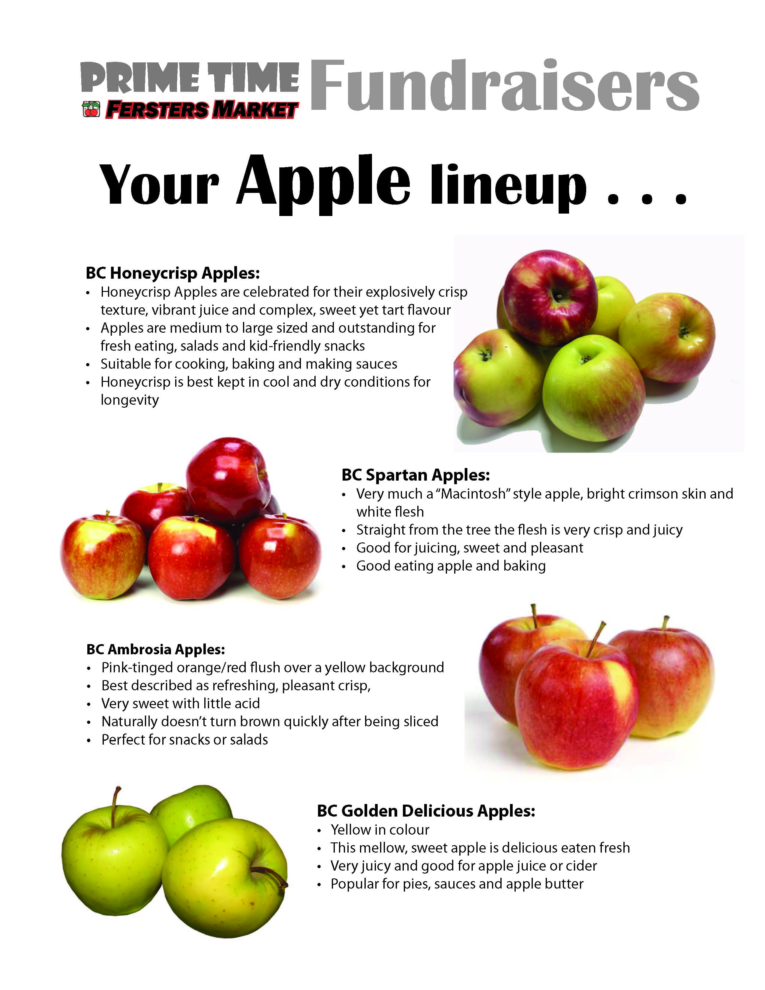 Apple Fundraiser - Dealine September 24th